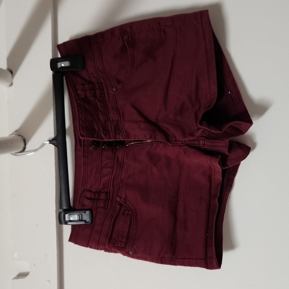 Burgundy Shorts